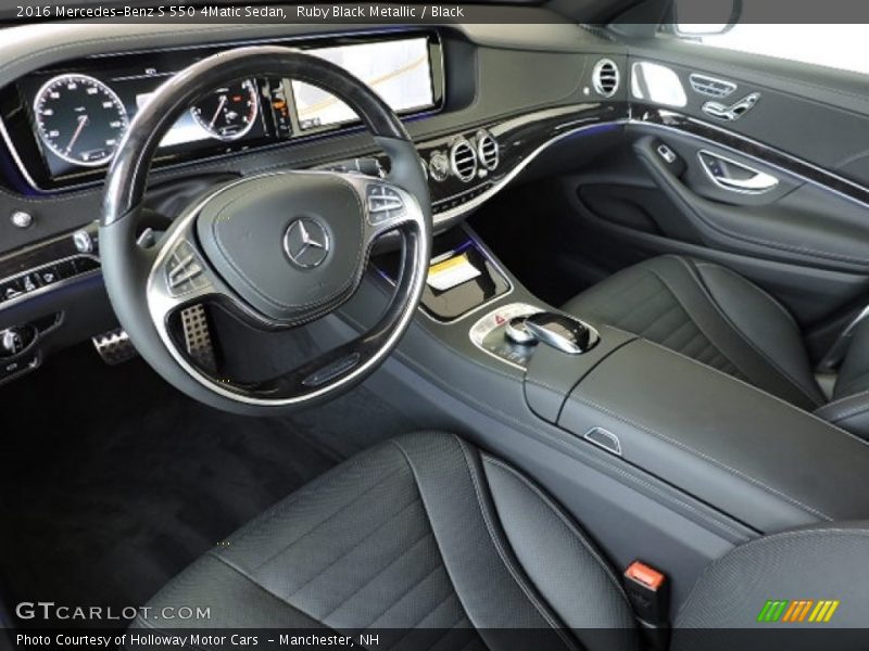 Black Interior - 2016 S 550 4Matic Sedan 