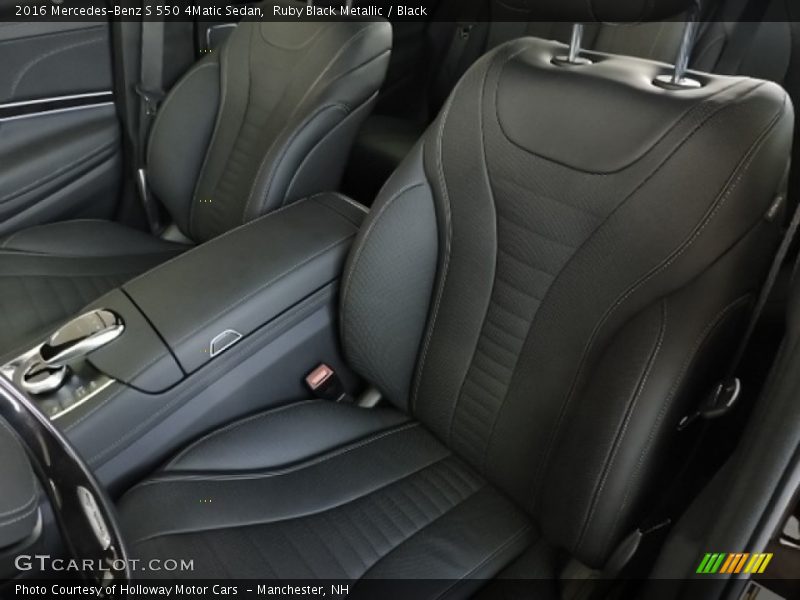 Front Seat of 2016 S 550 4Matic Sedan
