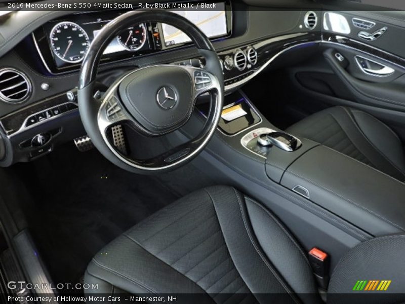 Ruby Black Metallic / Black 2016 Mercedes-Benz S 550 4Matic Sedan