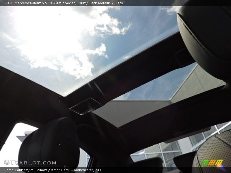 Sunroof of 2016 S 550 4Matic Sedan