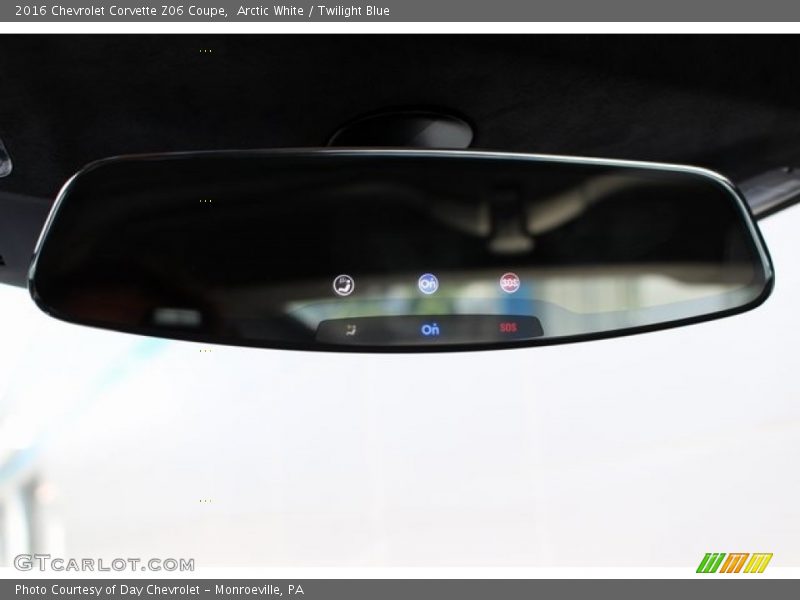 Arctic White / Twilight Blue 2016 Chevrolet Corvette Z06 Coupe