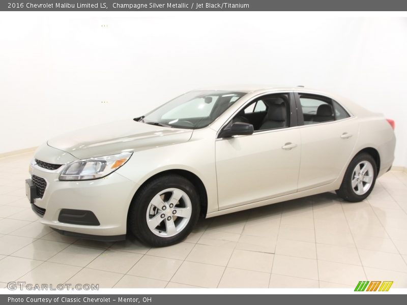 Champagne Silver Metallic / Jet Black/Titanium 2016 Chevrolet Malibu Limited LS