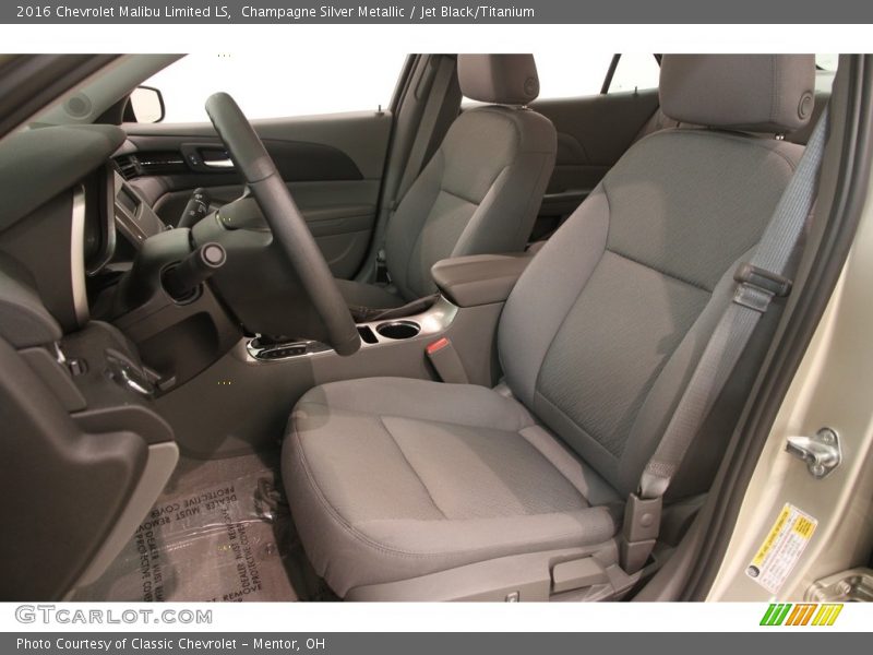 Champagne Silver Metallic / Jet Black/Titanium 2016 Chevrolet Malibu Limited LS