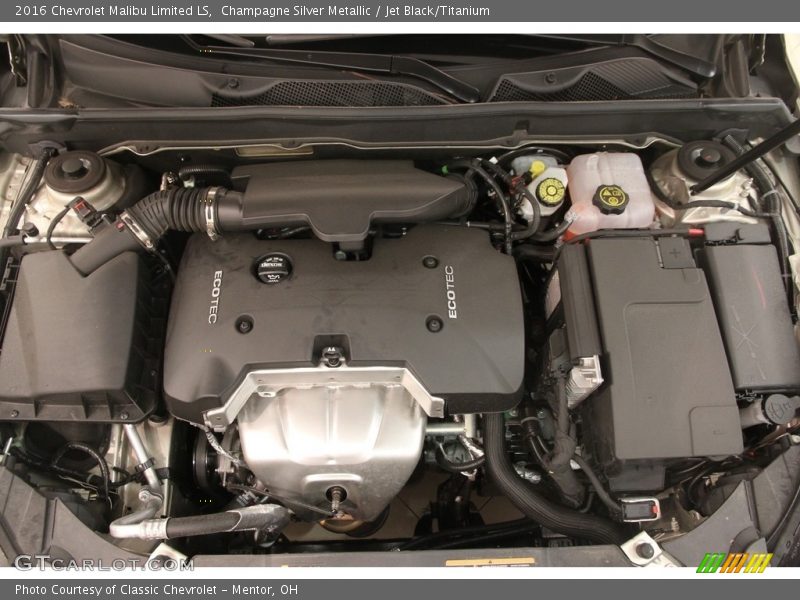 Champagne Silver Metallic / Jet Black/Titanium 2016 Chevrolet Malibu Limited LS