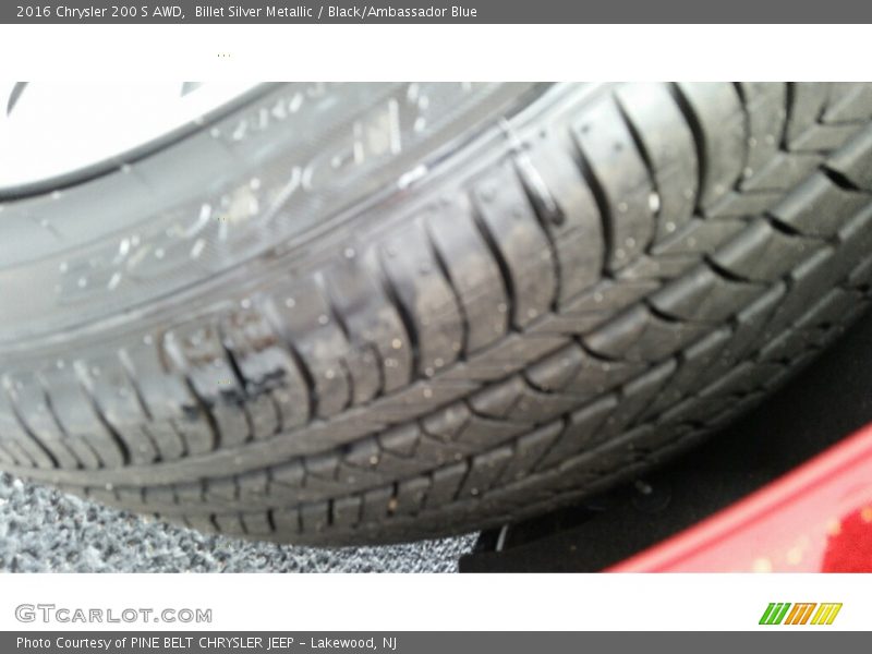 Billet Silver Metallic / Black/Ambassador Blue 2016 Chrysler 200 S AWD