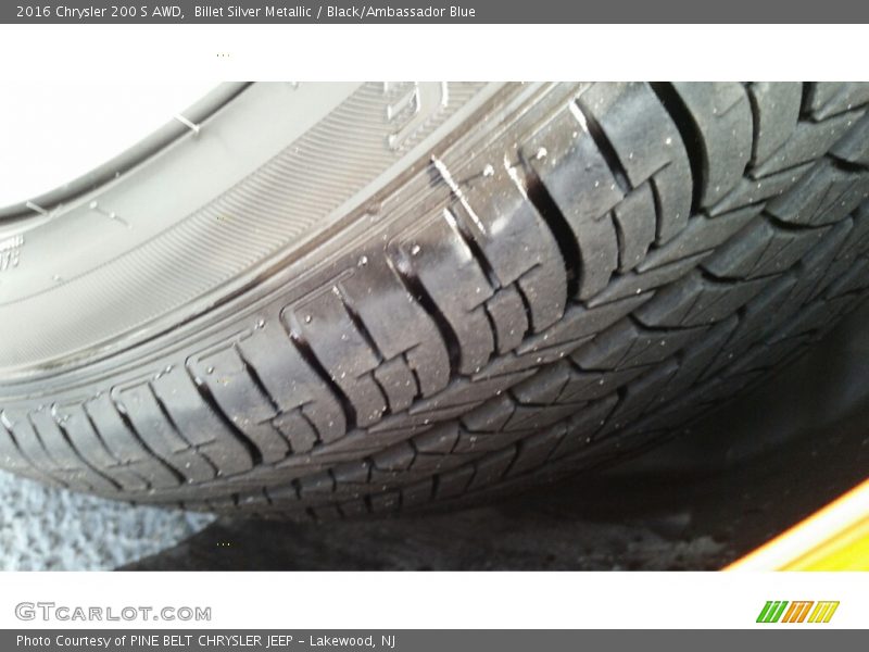 Billet Silver Metallic / Black/Ambassador Blue 2016 Chrysler 200 S AWD