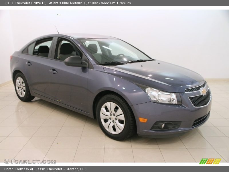 Atlantis Blue Metallic / Jet Black/Medium Titanium 2013 Chevrolet Cruze LS