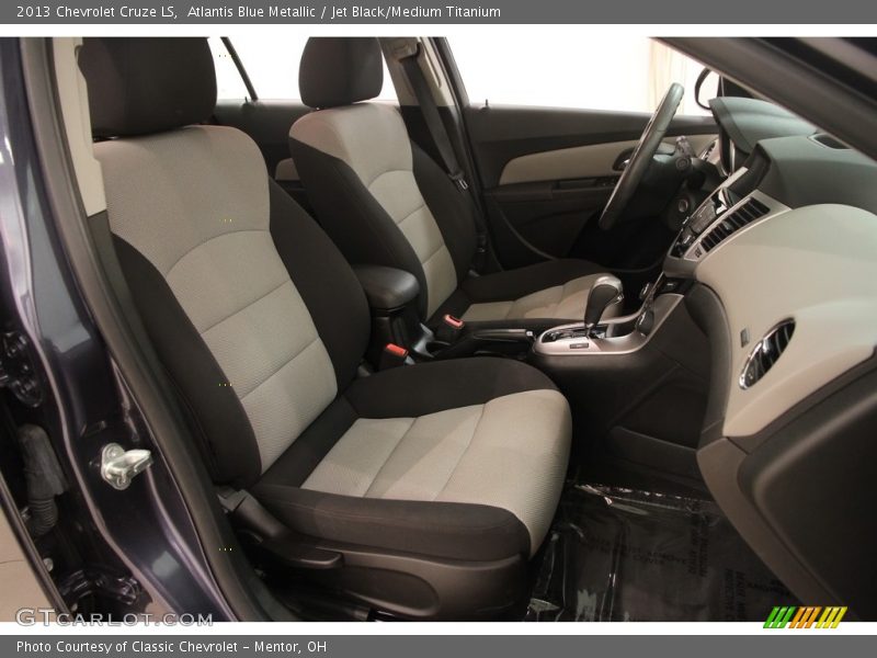 Atlantis Blue Metallic / Jet Black/Medium Titanium 2013 Chevrolet Cruze LS