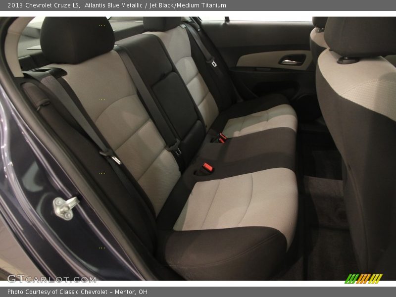 Atlantis Blue Metallic / Jet Black/Medium Titanium 2013 Chevrolet Cruze LS