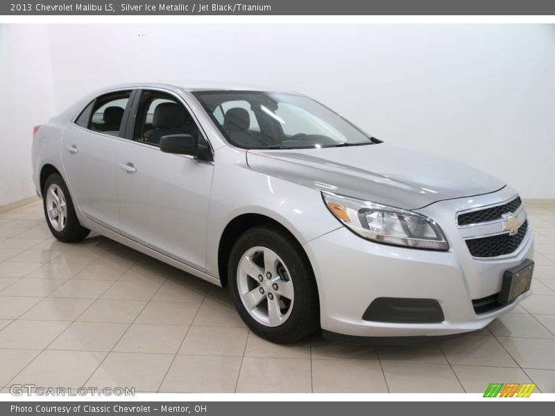 Silver Ice Metallic / Jet Black/Titanium 2013 Chevrolet Malibu LS