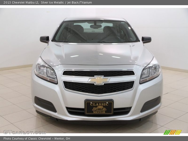 Silver Ice Metallic / Jet Black/Titanium 2013 Chevrolet Malibu LS