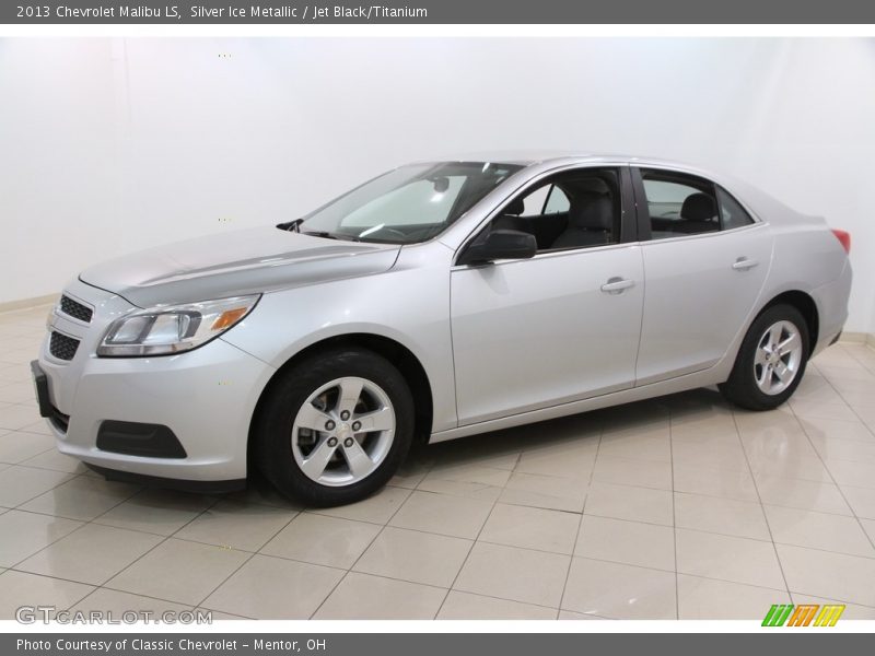 Silver Ice Metallic / Jet Black/Titanium 2013 Chevrolet Malibu LS
