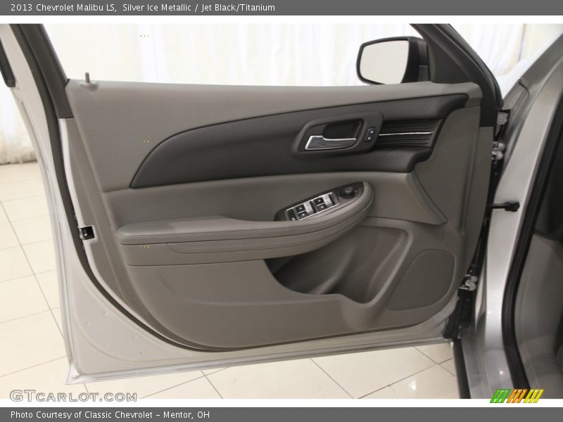 Silver Ice Metallic / Jet Black/Titanium 2013 Chevrolet Malibu LS