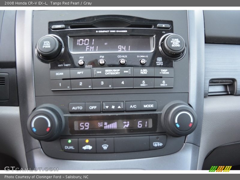 Tango Red Pearl / Gray 2008 Honda CR-V EX-L