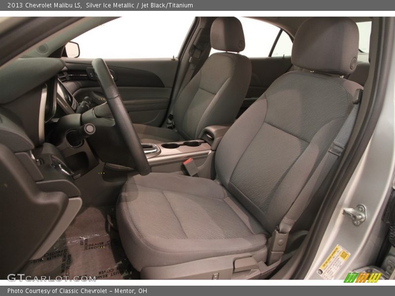 Silver Ice Metallic / Jet Black/Titanium 2013 Chevrolet Malibu LS