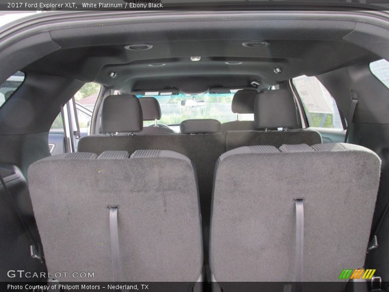 White Platinum / Ebony Black 2017 Ford Explorer XLT
