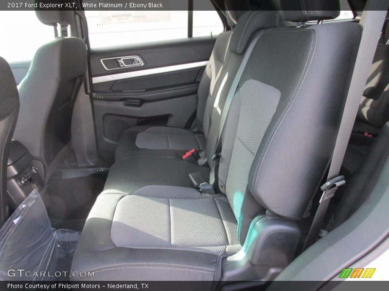White Platinum / Ebony Black 2017 Ford Explorer XLT
