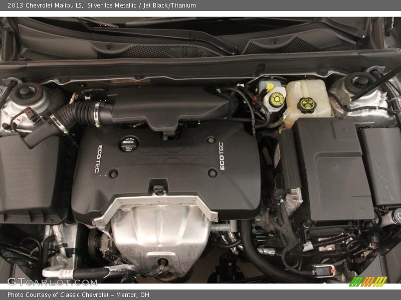 Silver Ice Metallic / Jet Black/Titanium 2013 Chevrolet Malibu LS