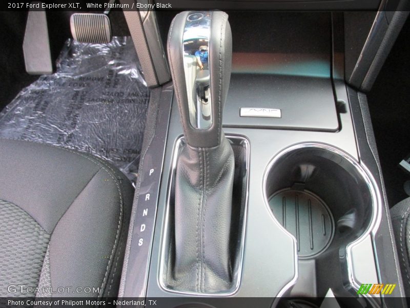 White Platinum / Ebony Black 2017 Ford Explorer XLT