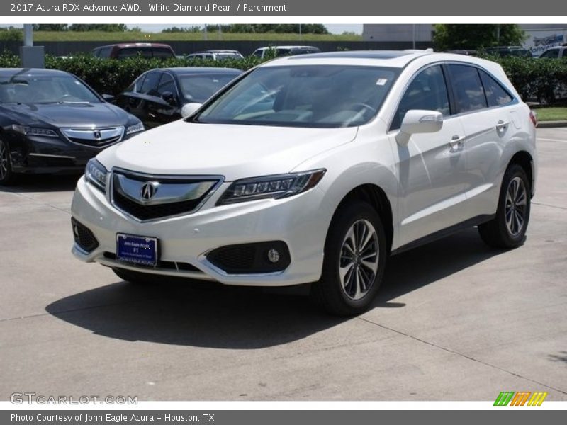 White Diamond Pearl / Parchment 2017 Acura RDX Advance AWD