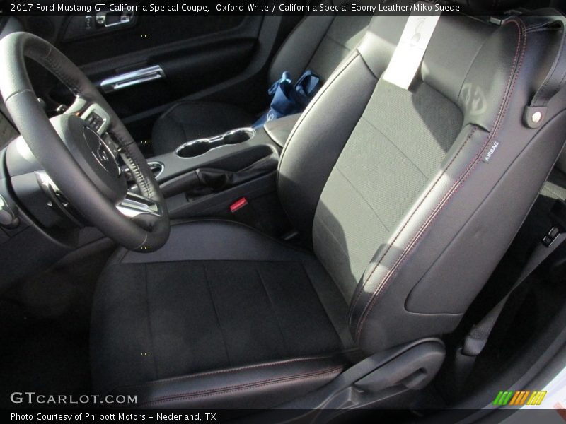 Front Seat of 2017 Mustang GT California Speical Coupe