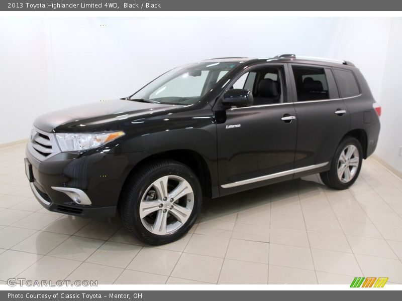 Black / Black 2013 Toyota Highlander Limited 4WD