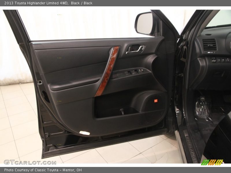 Black / Black 2013 Toyota Highlander Limited 4WD