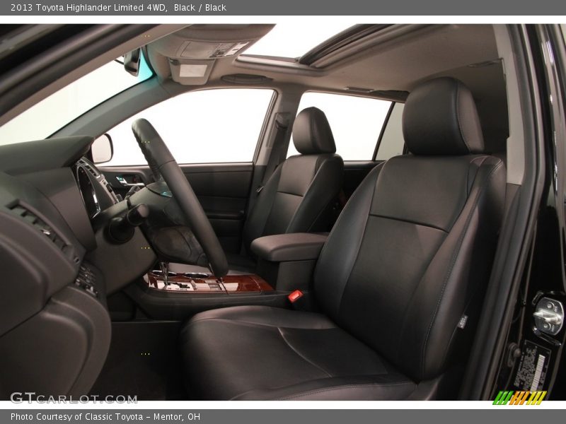Black / Black 2013 Toyota Highlander Limited 4WD
