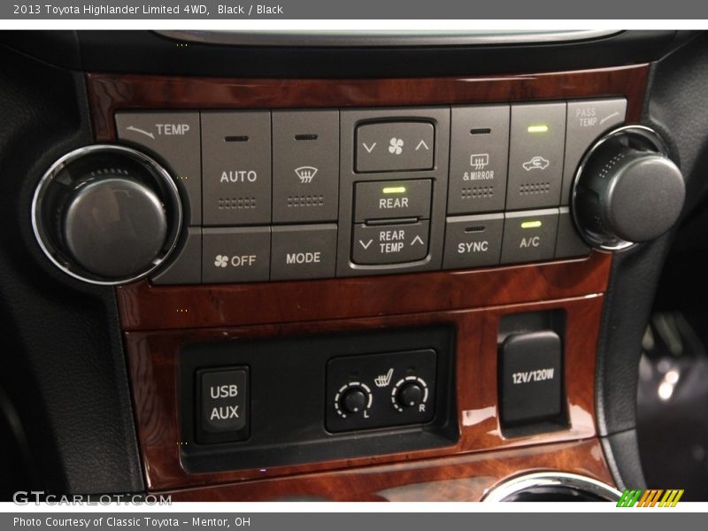 Black / Black 2013 Toyota Highlander Limited 4WD