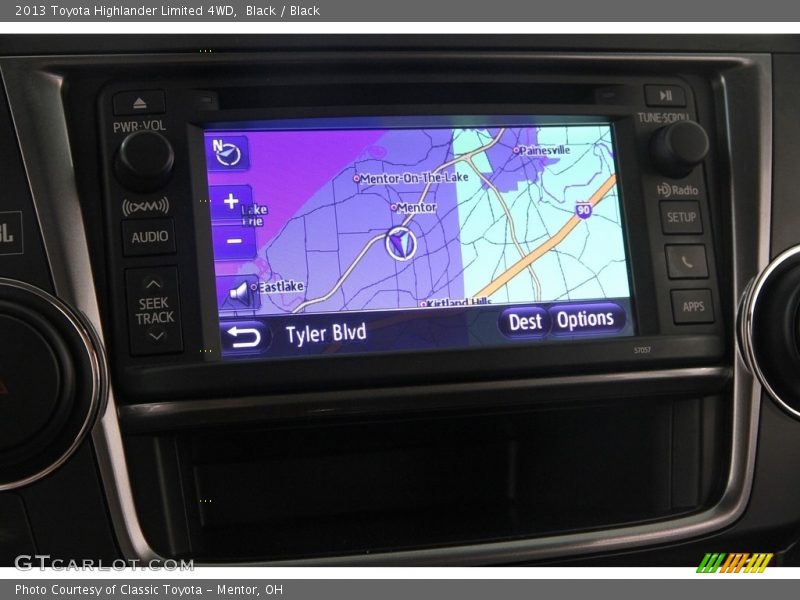 Black / Black 2013 Toyota Highlander Limited 4WD