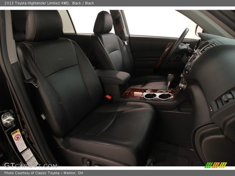 Black / Black 2013 Toyota Highlander Limited 4WD