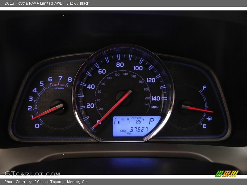 Black / Black 2013 Toyota RAV4 Limited AWD