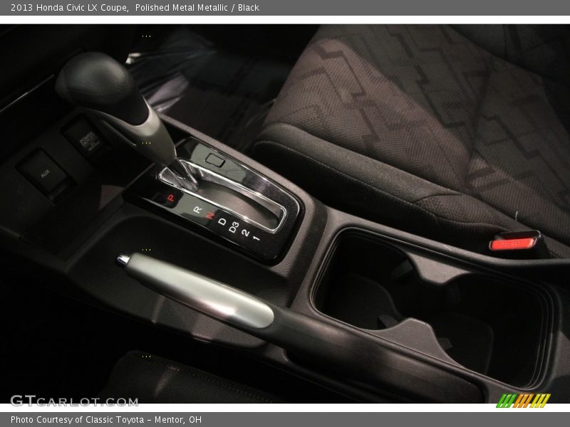 Polished Metal Metallic / Black 2013 Honda Civic LX Coupe
