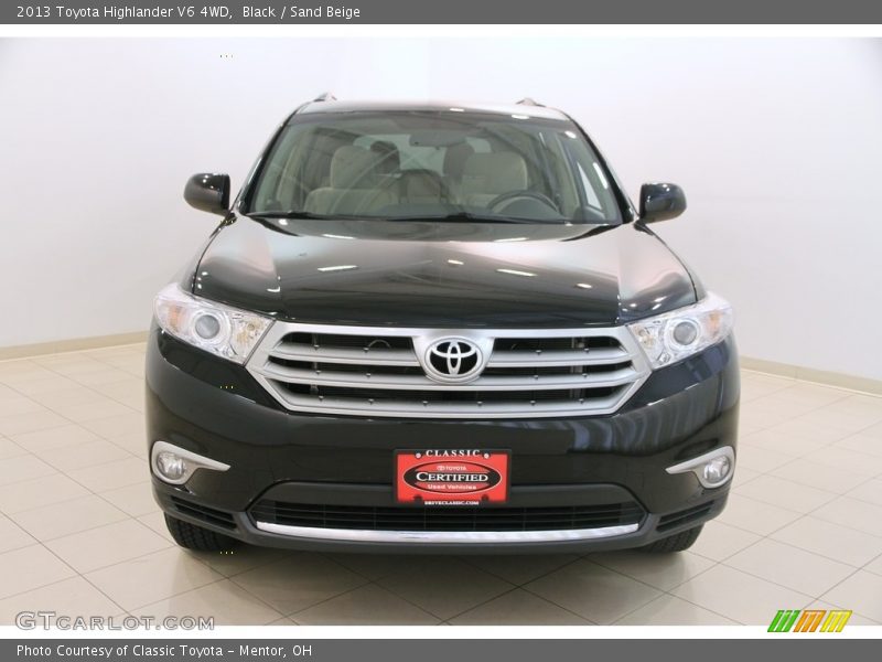 Black / Sand Beige 2013 Toyota Highlander V6 4WD