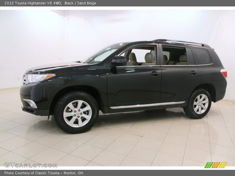 Black / Sand Beige 2013 Toyota Highlander V6 4WD