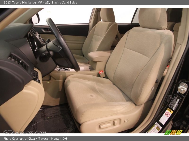 Black / Sand Beige 2013 Toyota Highlander V6 4WD