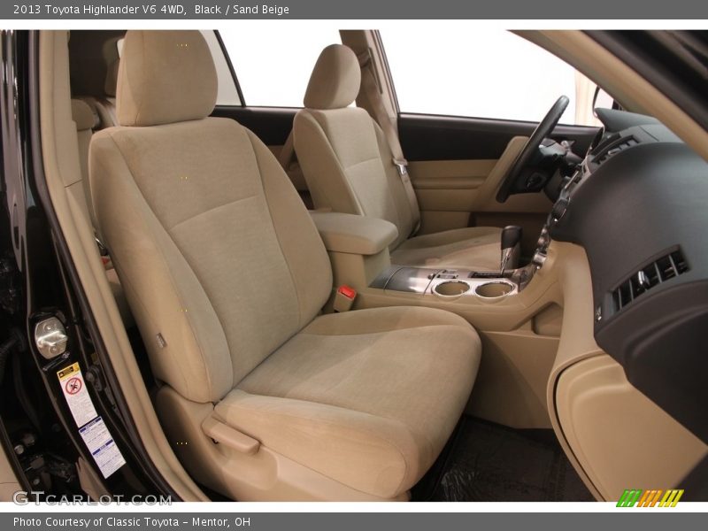Black / Sand Beige 2013 Toyota Highlander V6 4WD
