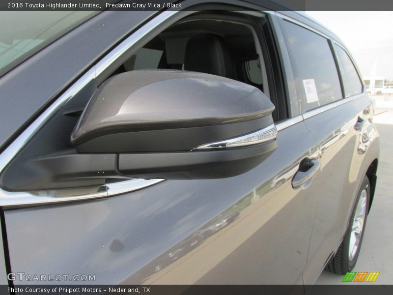 Predawn Gray Mica / Black 2016 Toyota Highlander Limited