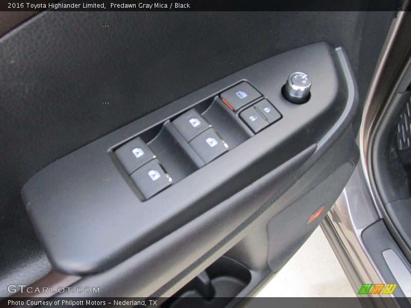 Predawn Gray Mica / Black 2016 Toyota Highlander Limited