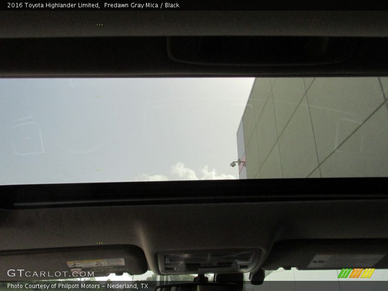 Predawn Gray Mica / Black 2016 Toyota Highlander Limited