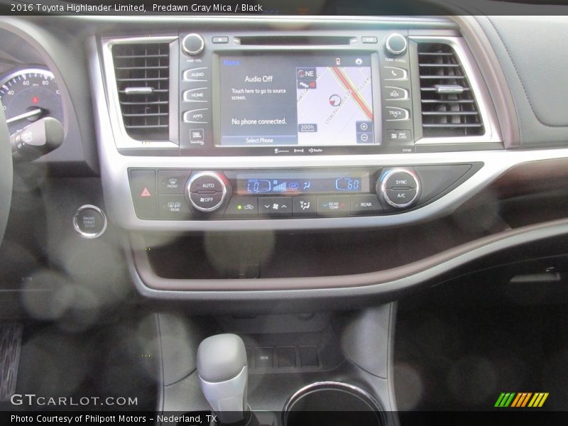 Predawn Gray Mica / Black 2016 Toyota Highlander Limited