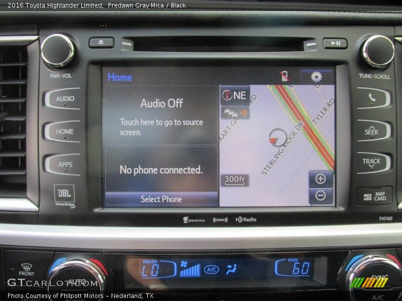 Predawn Gray Mica / Black 2016 Toyota Highlander Limited