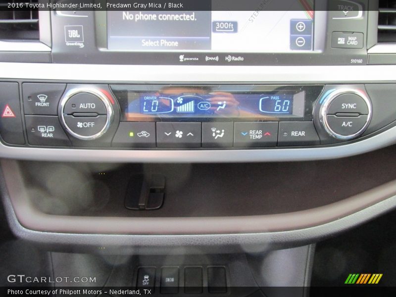 Predawn Gray Mica / Black 2016 Toyota Highlander Limited
