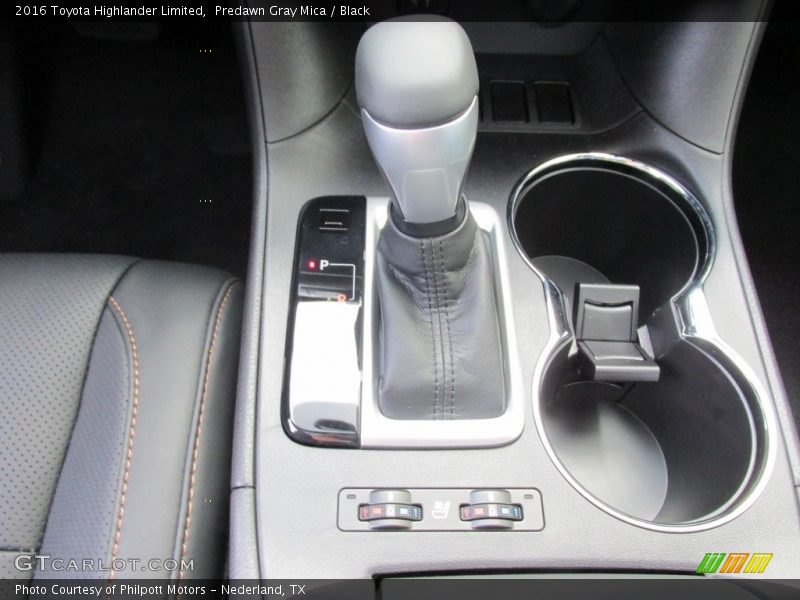 Predawn Gray Mica / Black 2016 Toyota Highlander Limited