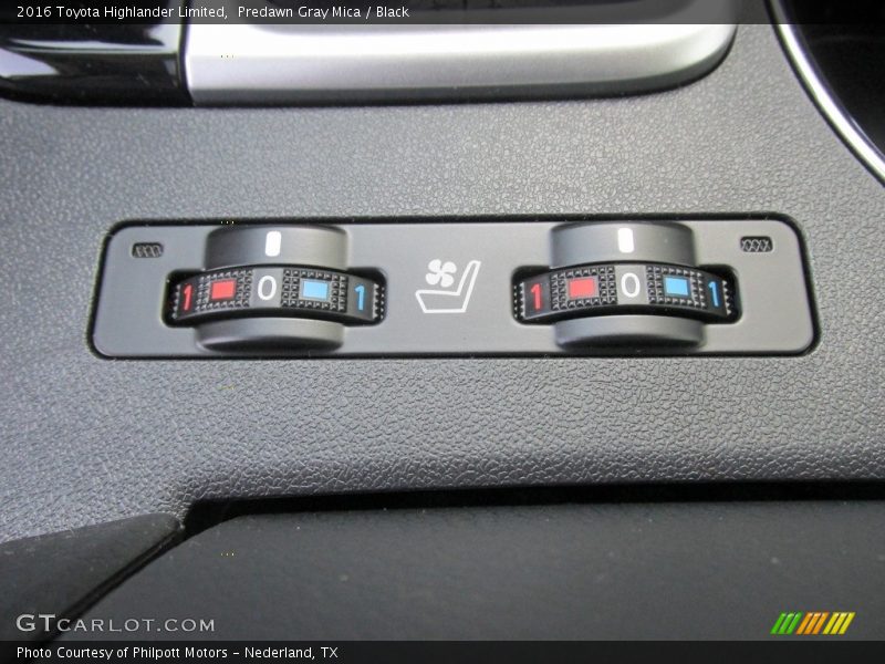 Predawn Gray Mica / Black 2016 Toyota Highlander Limited