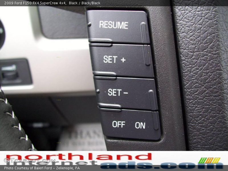 Black / Black/Black 2009 Ford F150 FX4 SuperCrew 4x4