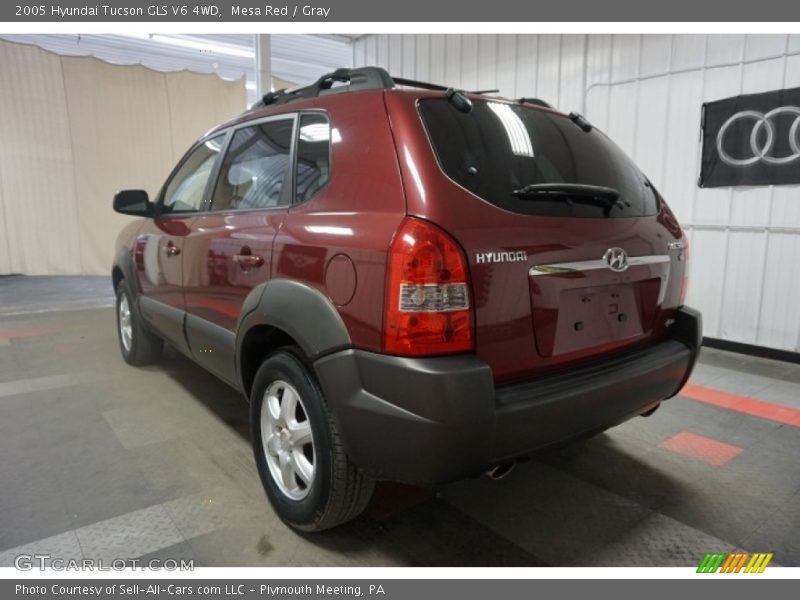 Mesa Red / Gray 2005 Hyundai Tucson GLS V6 4WD