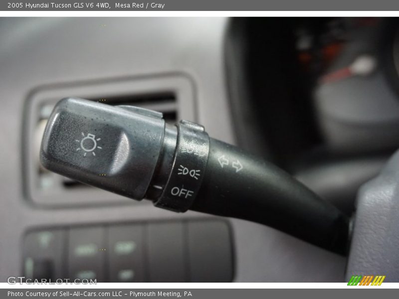 Mesa Red / Gray 2005 Hyundai Tucson GLS V6 4WD