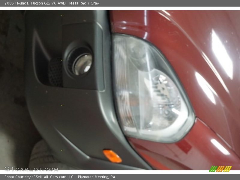 Mesa Red / Gray 2005 Hyundai Tucson GLS V6 4WD