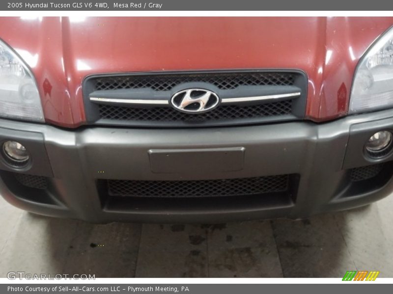 Mesa Red / Gray 2005 Hyundai Tucson GLS V6 4WD